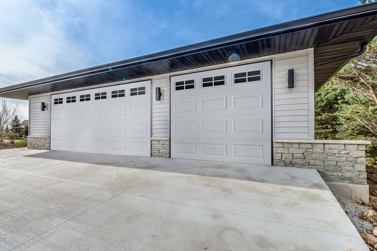 Triple-bay garage doors installed in South Union Township, PA