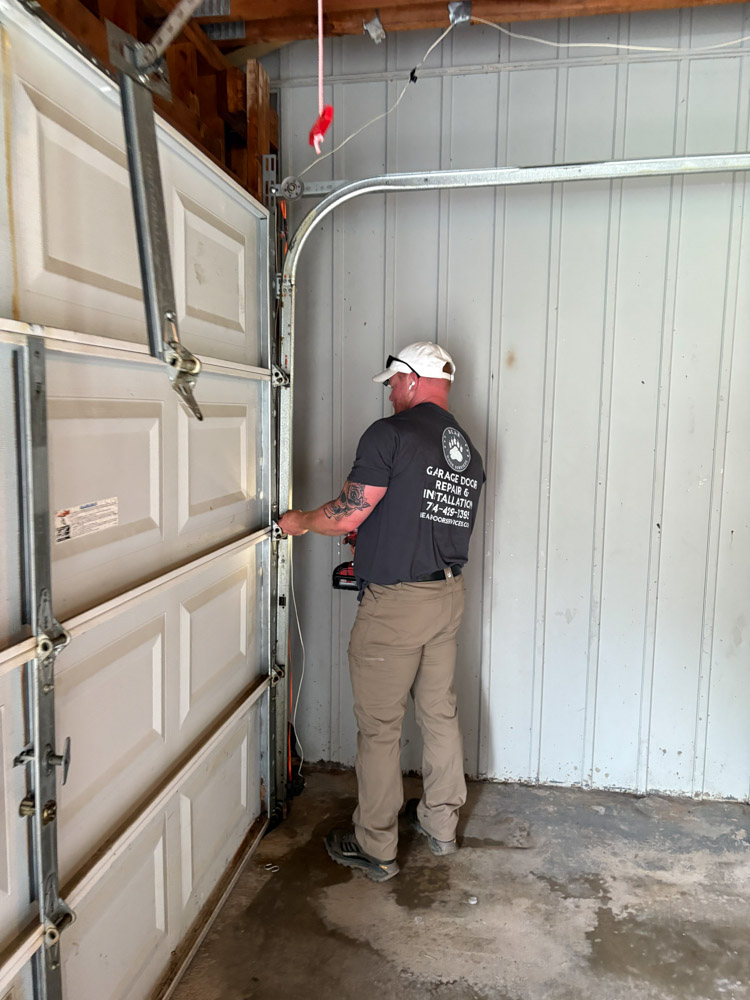New garage door professionally installed by Bear Door Services