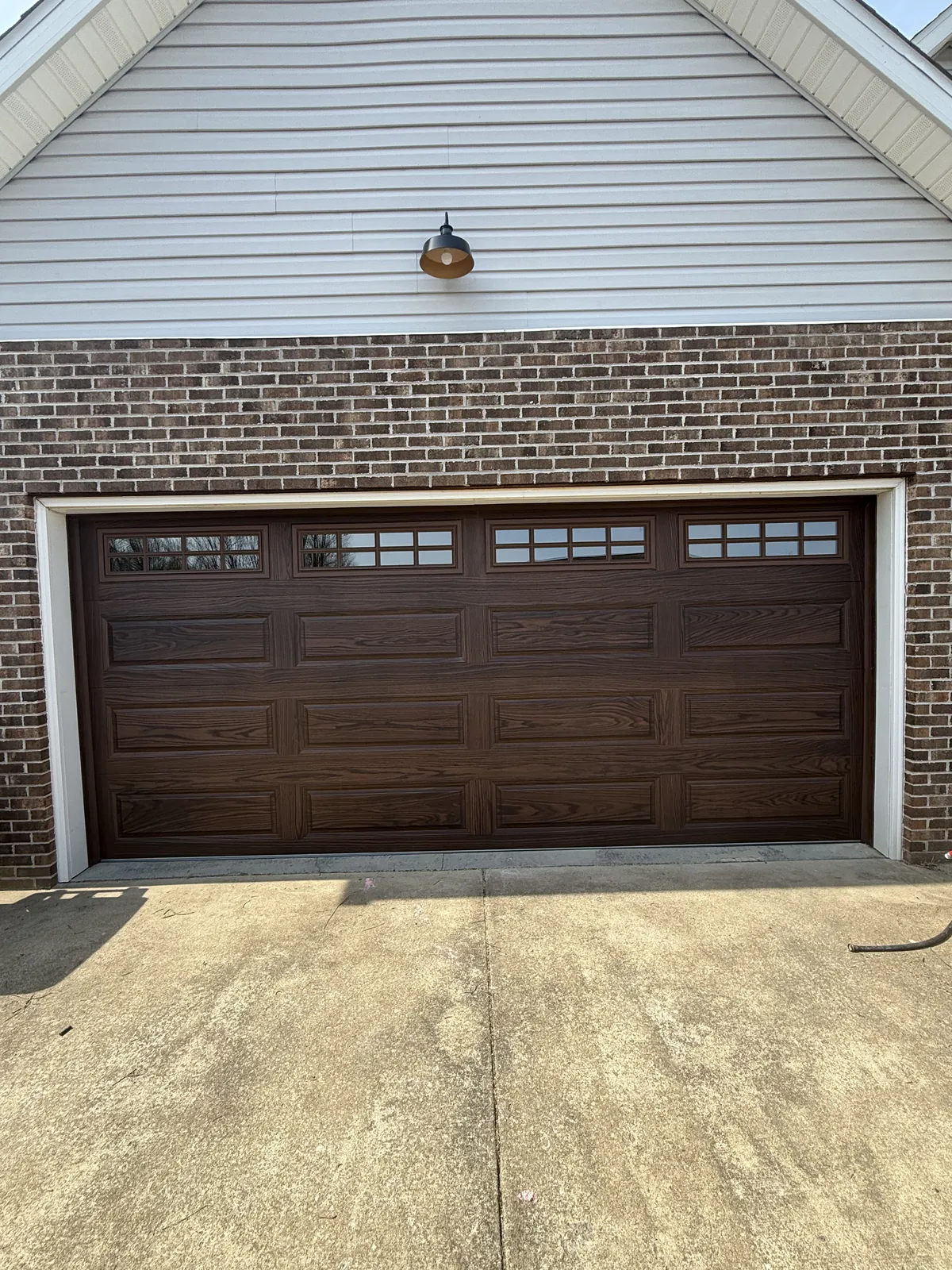 Woodgrain Carriage installed by Bear Door Services in Fayette County, PA